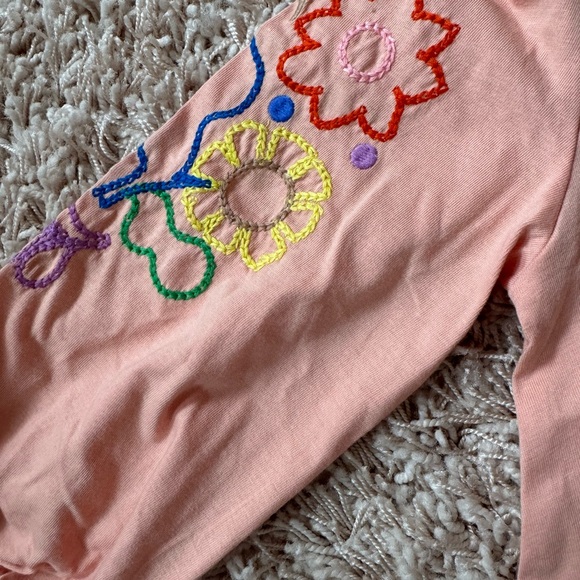 MINI BODEN PINEAPPLE EMBROIDERED TOP. NEVER WORN - Picture 4 of 4